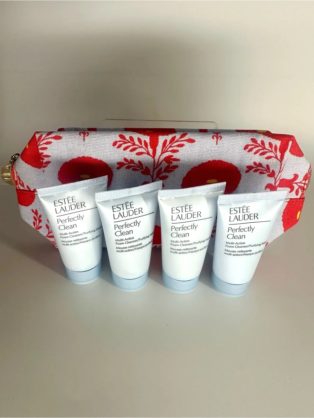 4x Perfectly Clean Travel Size Multi-Action Foam Cleanser/Purifying Mask